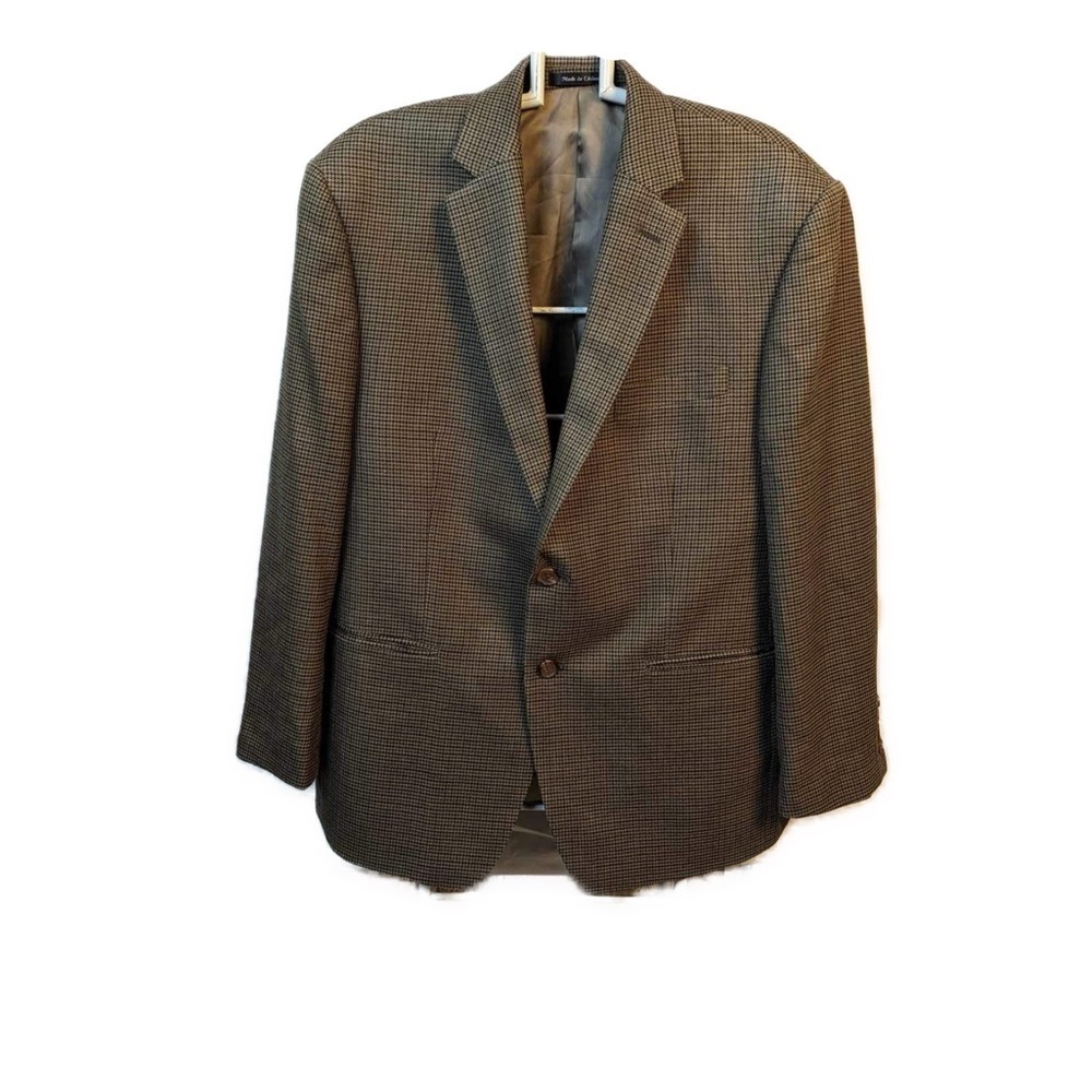 Lauren Ralph‎ Lauren Men’s Herringbone Silk Wool Blend Blazer- Size 42S